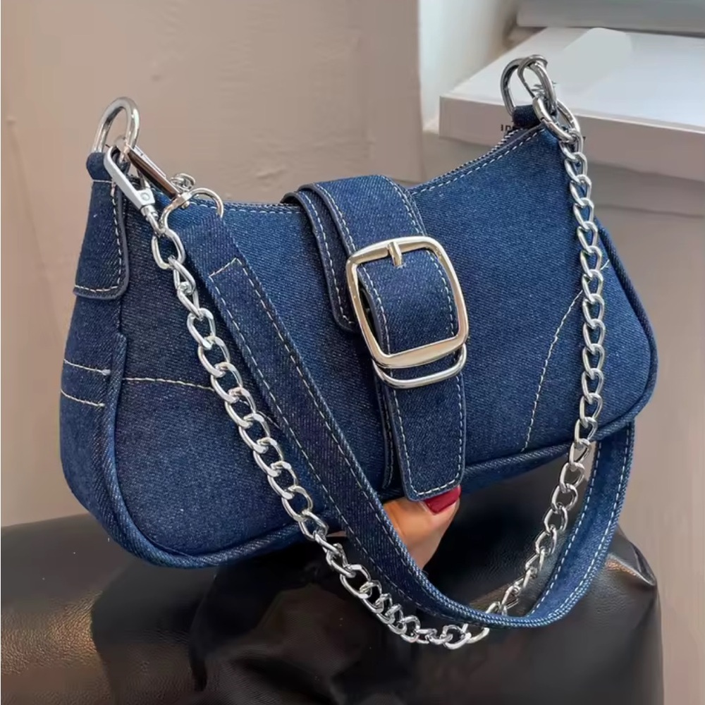 cute denim shoulder bag